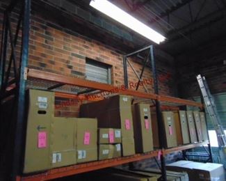 2 Sections of pallet racking w/ 6 shelves