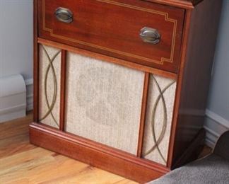 Vintage radio cabinet