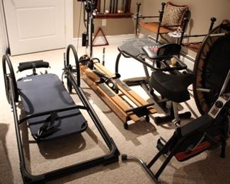 Exercise equipment - including Hang Ups inversion table