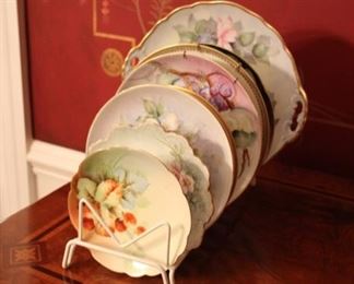 Hand painted vintage Limoges dishes