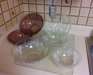 Glass Mixing and Serving Bowls