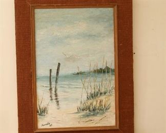 Low country painting, signed.