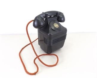Vintage 1940's Bakelite Beehive Emergency Call Box Telephone
