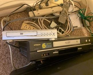 DVD player, VHS player