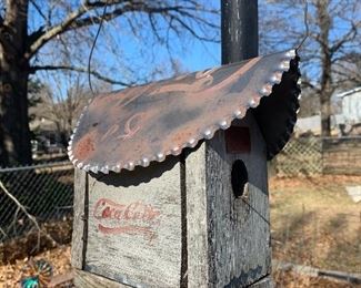 Coca-Cola bird house