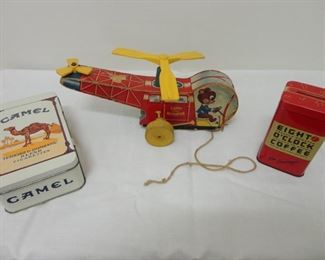 Vintage 1960's Happy Little Helicopter by Fisher Price
