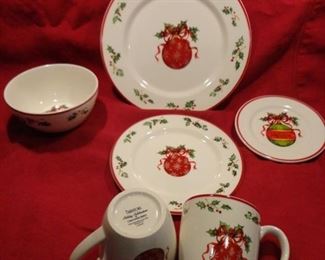 Christmas Tableware "Traditions Holiday Celebration" by Christopher Radko