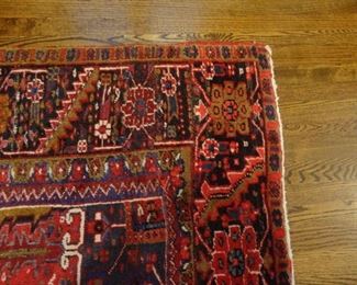 Heriz Rug (hand knotted with felt backing) 9'7"x12'8"