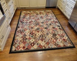 Nylon Rug Kathy Ireland Brand with Felt backing 90"x124"
