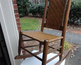 Cane Back Granny's Rocking Chair