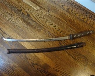 A closer look at the sheath for the WW11 Sword