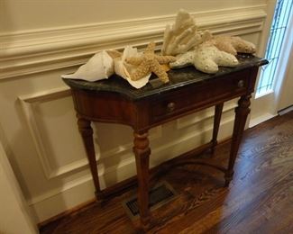 Heritage Entry Table (Marble top is removable)