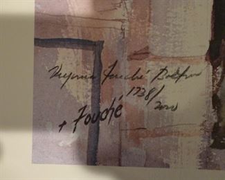 Virginia Fouche Bolton Savannah Print 1738/2000. This artist no longer living.