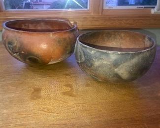Salado Onion Skin Bowls. Approximate Vintage Date 1150-1250 A.D..