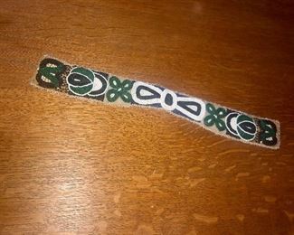 Vintage beaded Tlingit Native American collar