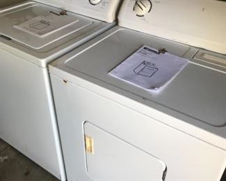 washer and dryer