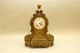 Monumental bronze clock