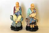 Chinese Ivory and Wood Sculptures