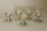 Set of 5 Sterling Parfaits