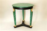 Faux Malachite Table