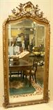 Large French Gilt Mirror