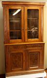 Two Door Cabinet with Glass Doors