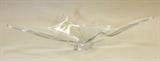 Modern Abstract Shaped Glass Centerpiece Bowl
