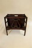 Magazine Rack with Harp Detail
