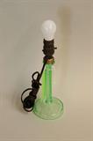 Single Green Glass Lamp