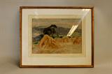 Watercolor Signed Miles Stark