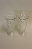 Set of Two Glass Vases