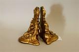 Small Pair of Gilt Corbels