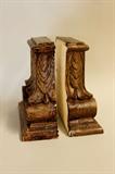 Pair of Ceramic Shelf Brackets or Bookends