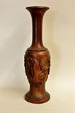 Carved Wood Lamp Base