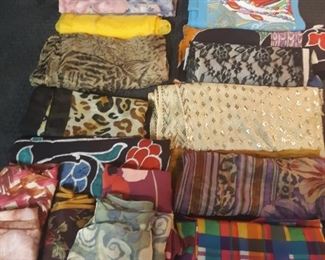 Assorted scarves
