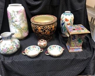 Assorted vases