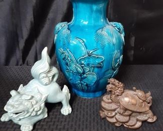 Blue Brass Asian Decor