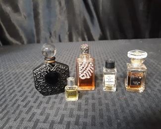 Beautiful mini vintage perfume bottles