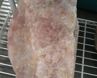 Large rough rose quartz