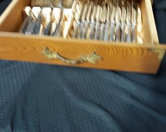 Nickel flatware by Eldan