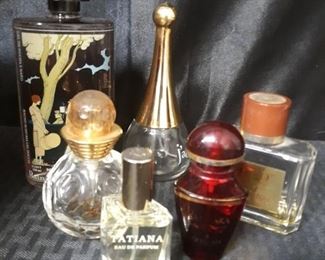 Paris Vintage perfume bottles