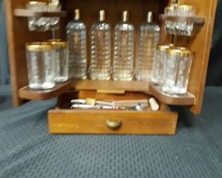 Unique vintage mini bar