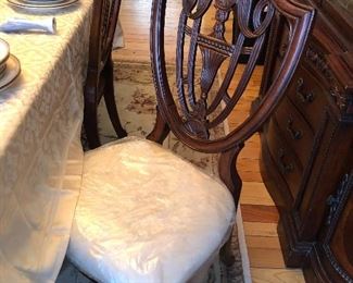 Dining room table with chairs 