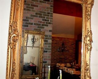 #15 - Large Rectangular Gilt Mirror #2