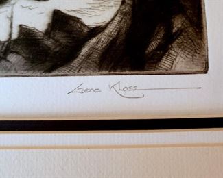 #20 - Gene Kloss Signed Limited Edition Etching Print
"Canyon Clearing from Thunderstorm" - limited edition 6/50. 