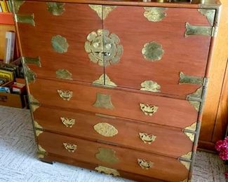 #29 - Asian Wood / Brass Chest