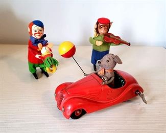 #42 - Schuco German Wind-Up Toys - Lot of 3