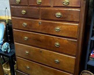 #52 - Antique Tall Chest-of-Drawers