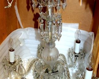 #56 - Antique Crystal Chandelier