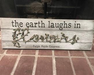 The Earth Laughs in Flowers--Ralph Waldo Emerson
